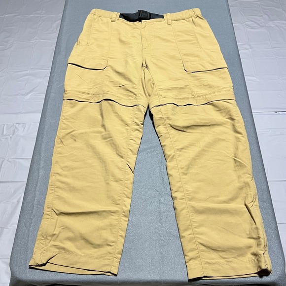 The North Face Other - The North Face Mens L Short Tan Nylon Convertible Zip Off Cargo Hiking Pants